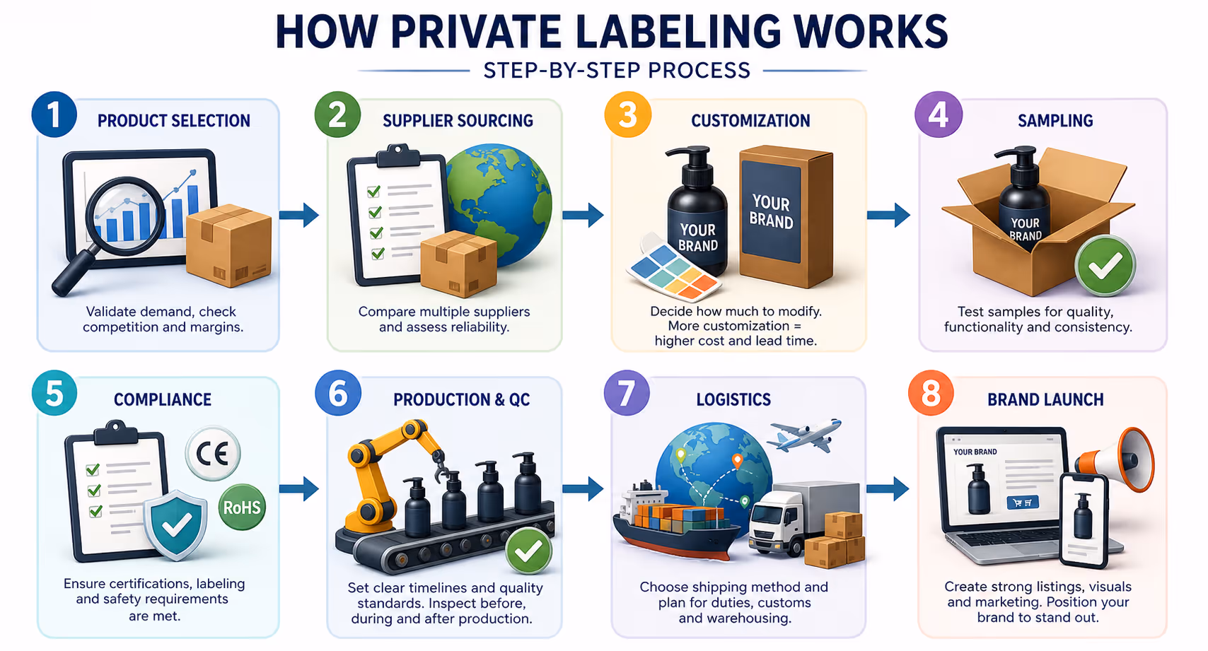 How Private Labeling Works (Step-by-Step)