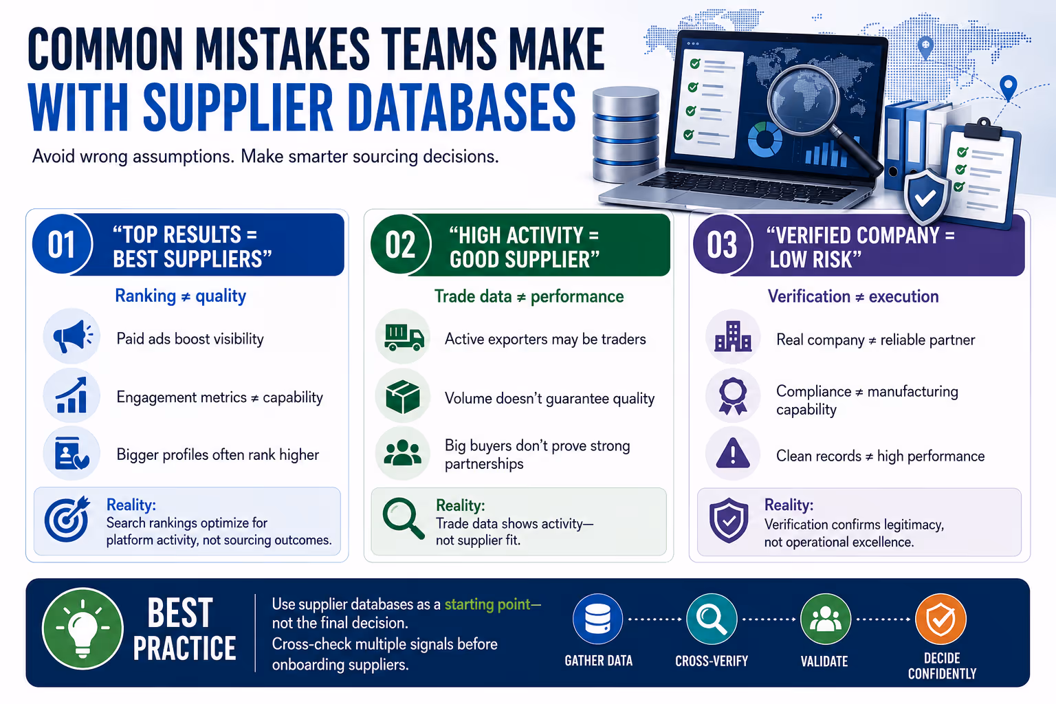 What are the common mistakes teams make when using these databases?