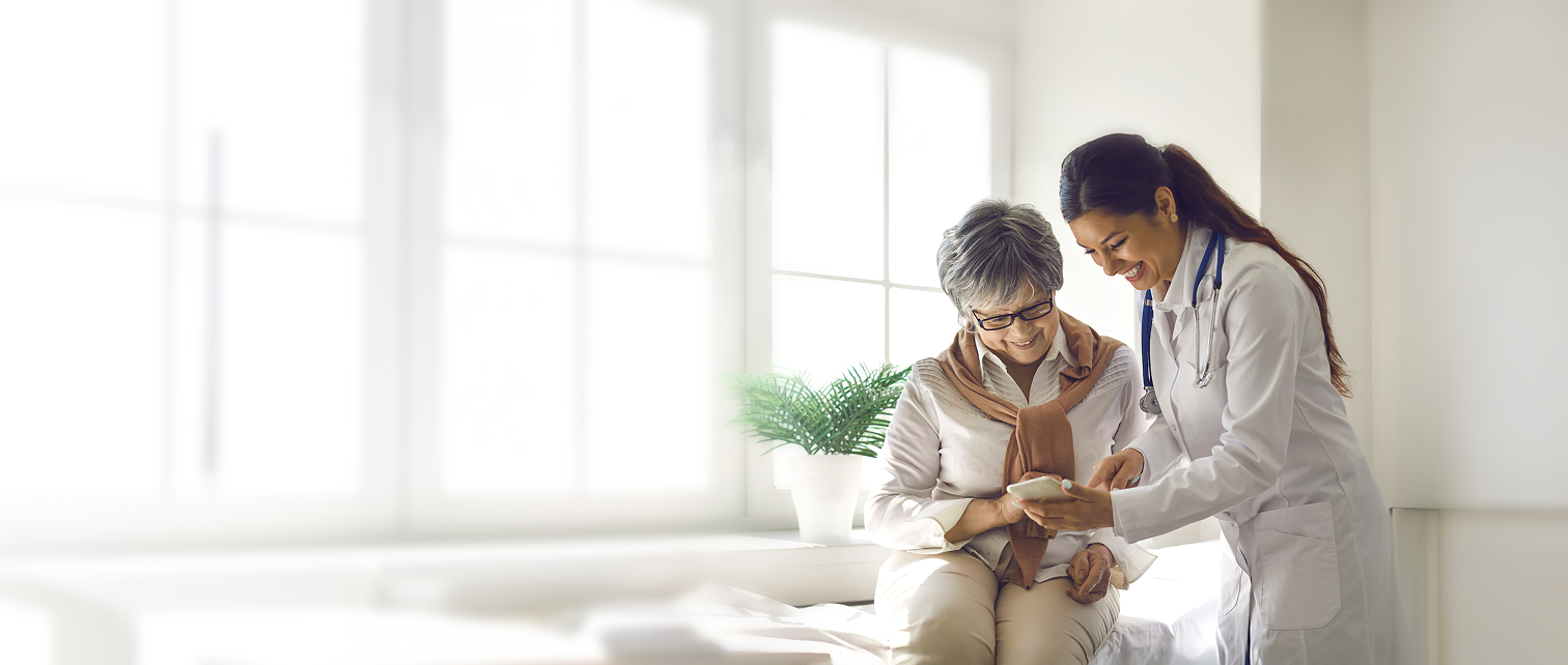 Nurse/Doctor and patient