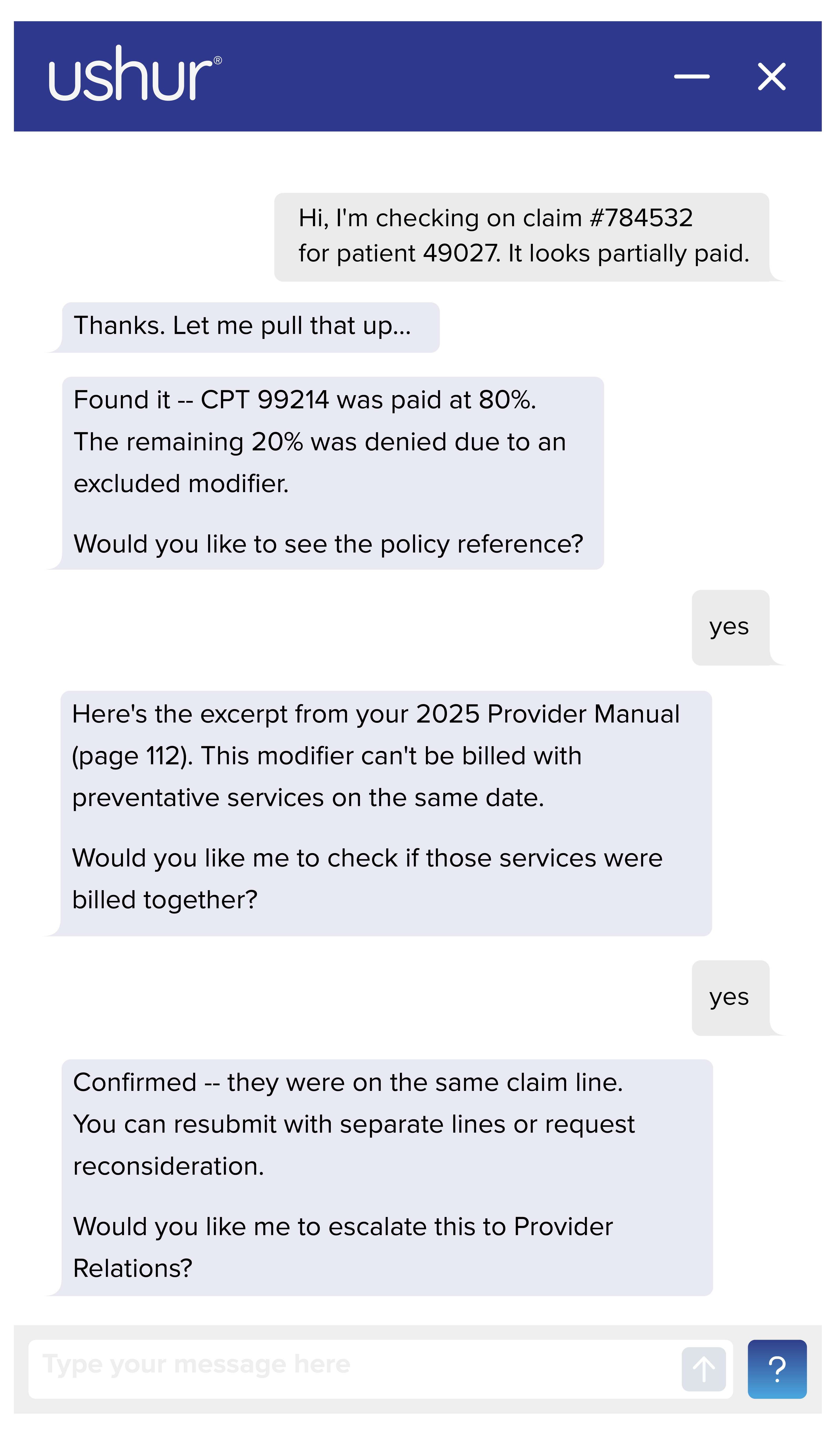 AI agent chat