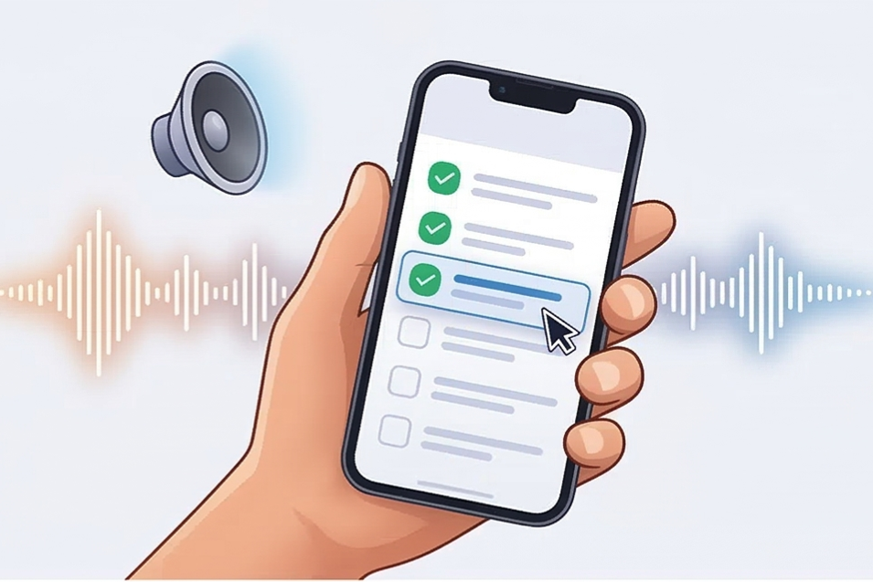 Illustration: Voice guided