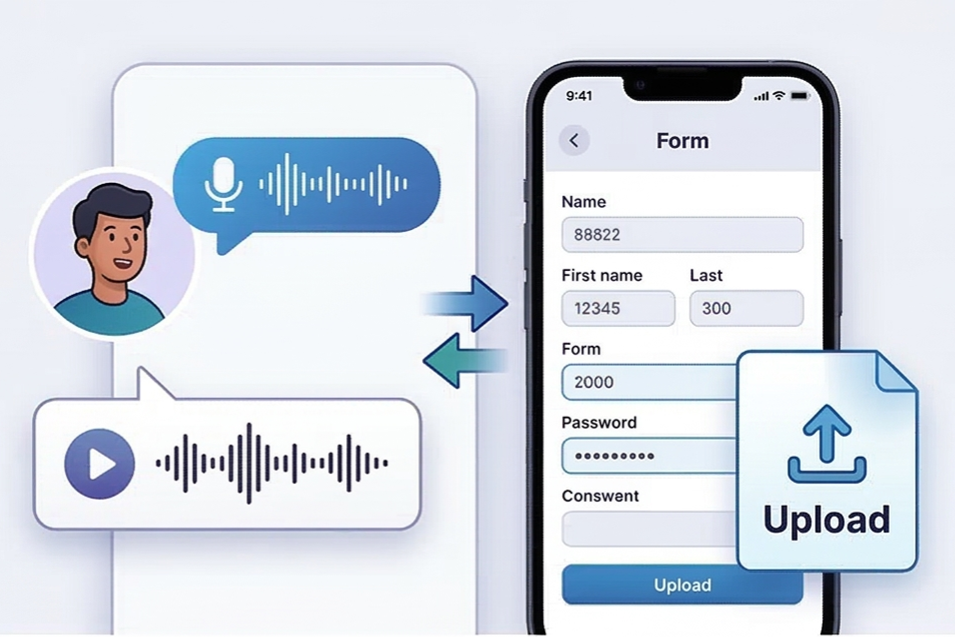 Infographic: Real time sync on call and visual