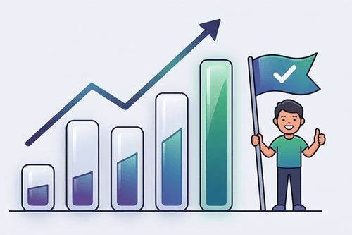 Infographic: Increasing bar chat