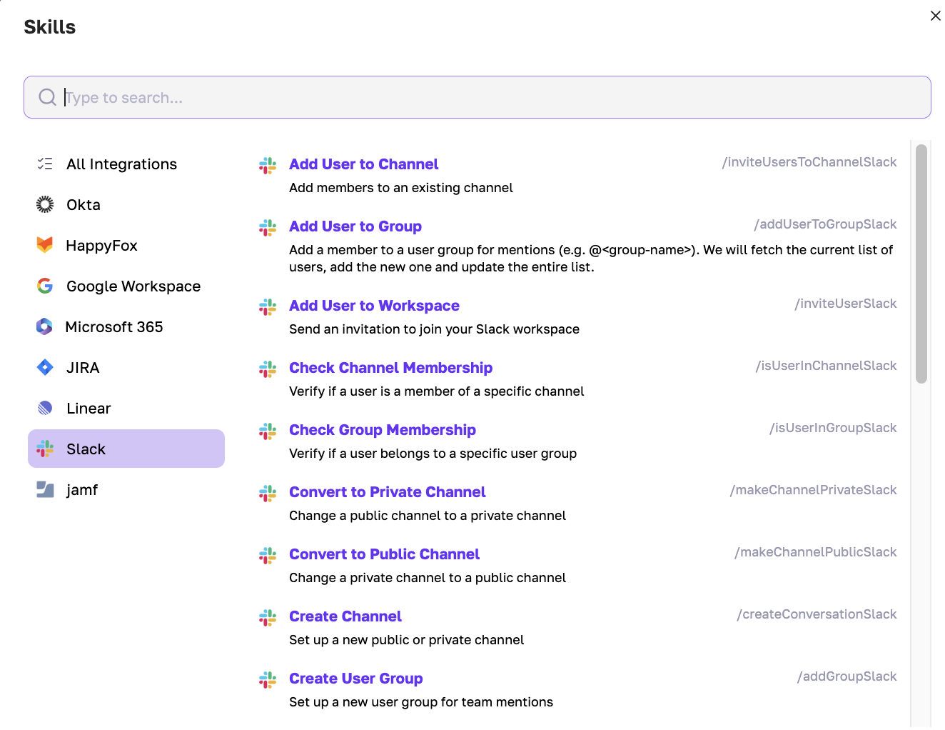 Fixify Slack integration options