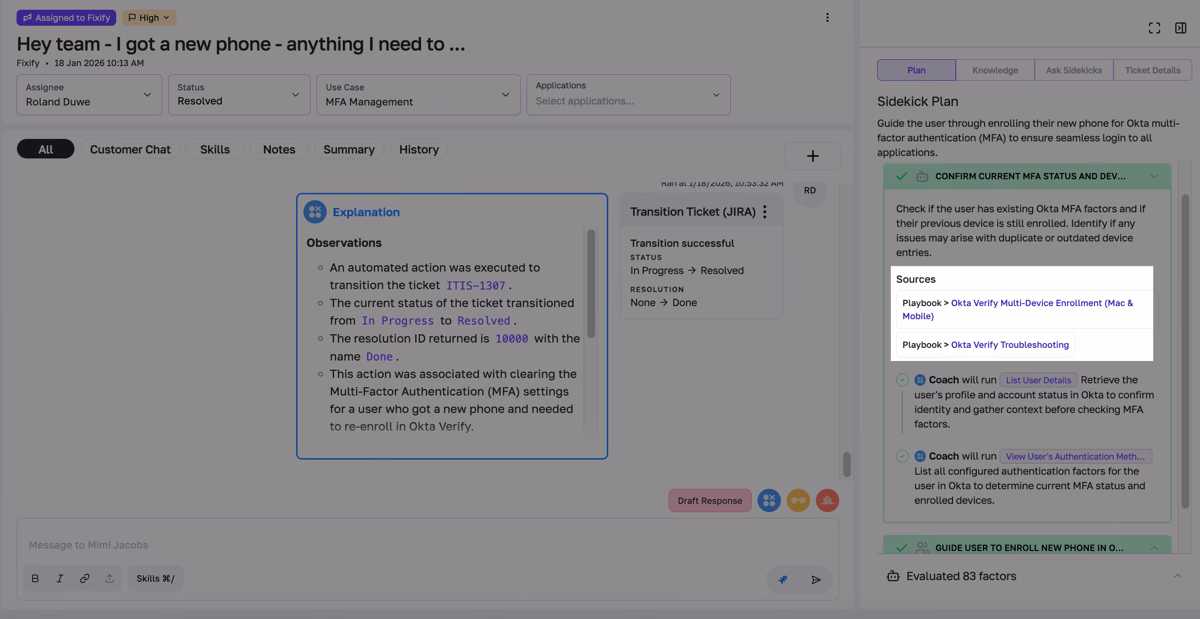 Improved algorithm results in better Fixify playbook suggestions