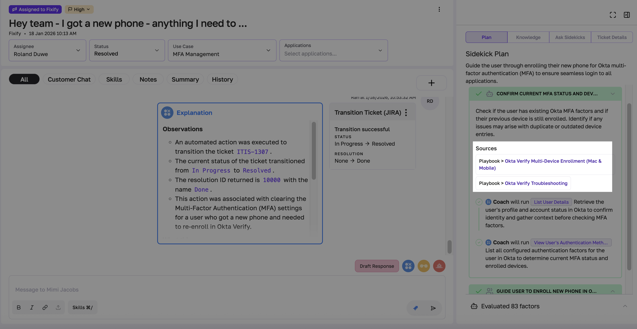 Improved algorithm results in better Fixify playbook suggestions