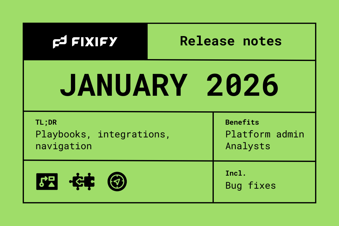 January 2026 Fixify release notes