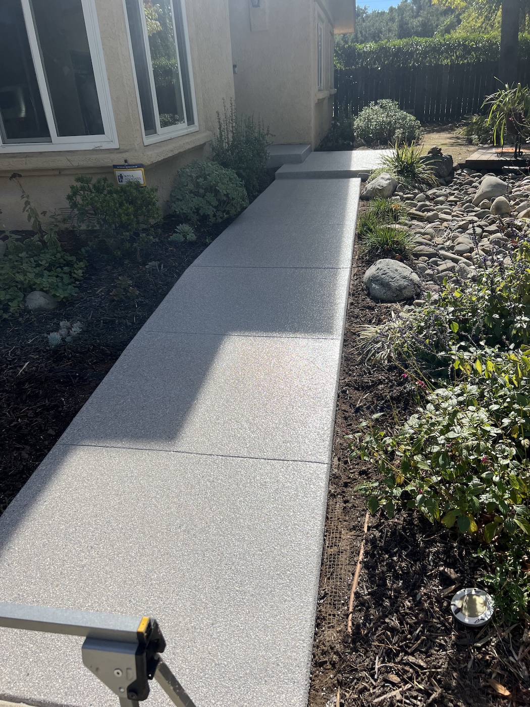 Porch and entry concrete coatings near Ojai Valley Inn in Ojai