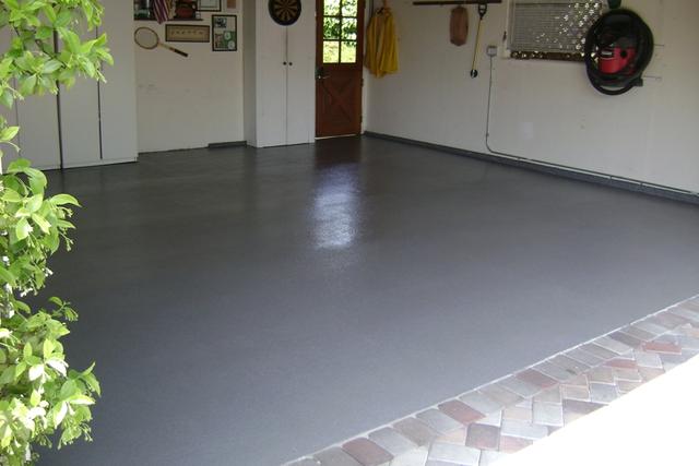 Epoxy garage floor coating in Santa Barbara, CA