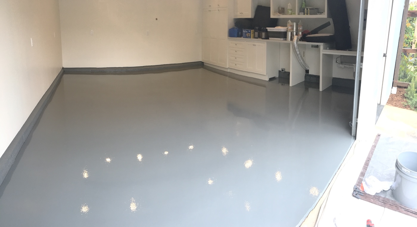 Epoxy floor coating contractor in Oakview, CA