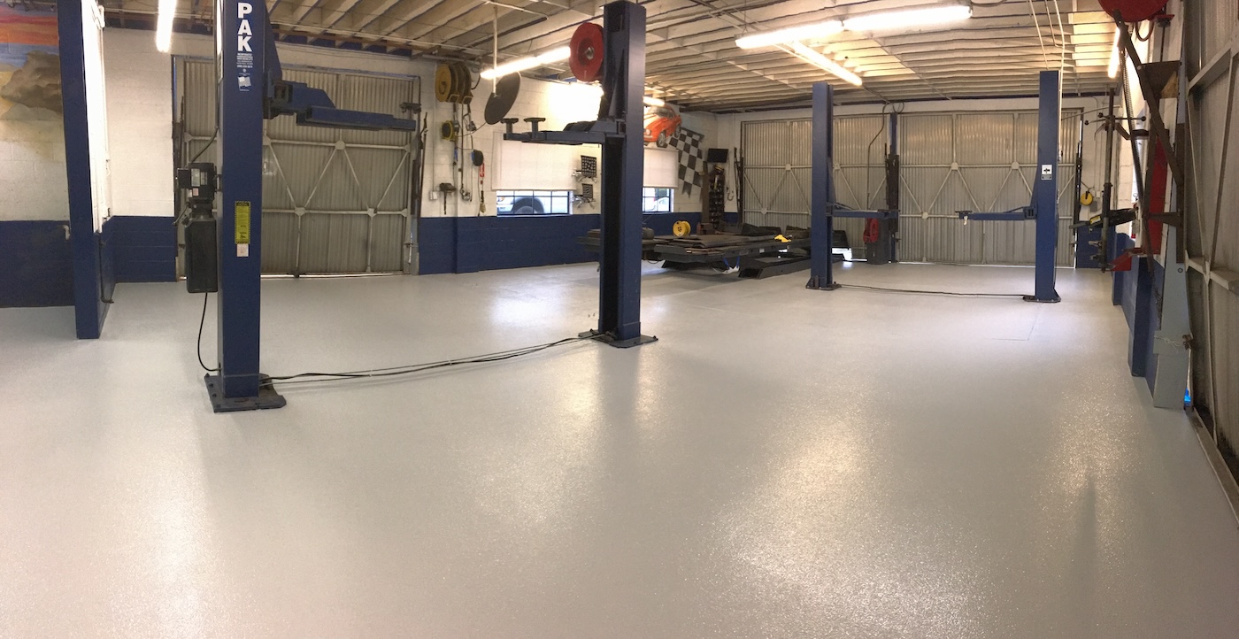 Commercial epoxy flooring in Ventura County