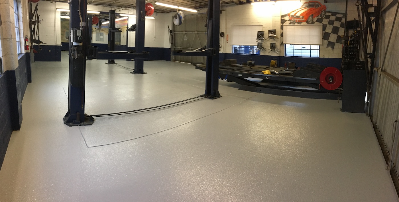 Commercial epoxy flooring services in Ventura County