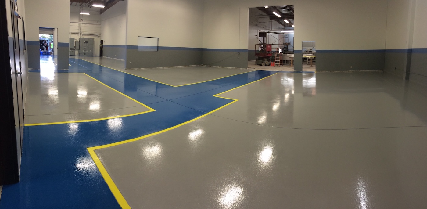 Industrial epoxy flooring services of Camarillo, CA