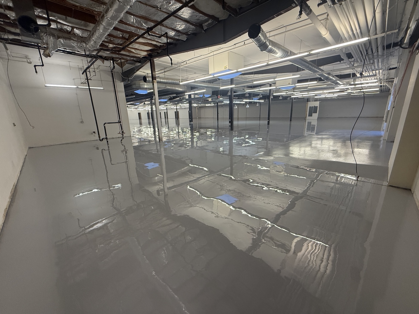 custom commercial epoxy floor coasting completed in goleta, ca