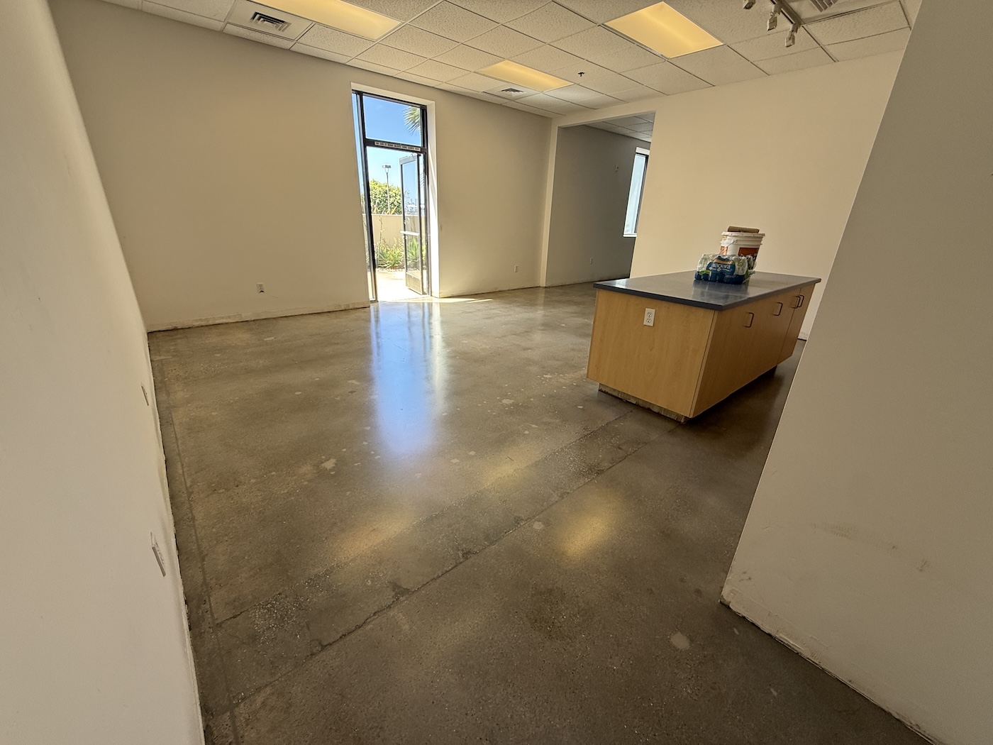commercial concrete floors beauiful grind and seal in santa barbara, ca