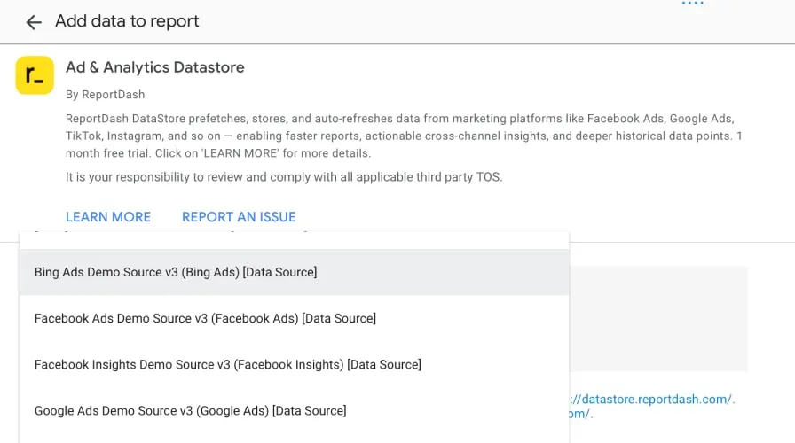 Selecting the right data source and campaign data