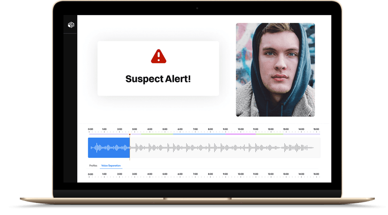 Corsound AI multi-modal biometric technology detecting deepfake face swap in a live video call