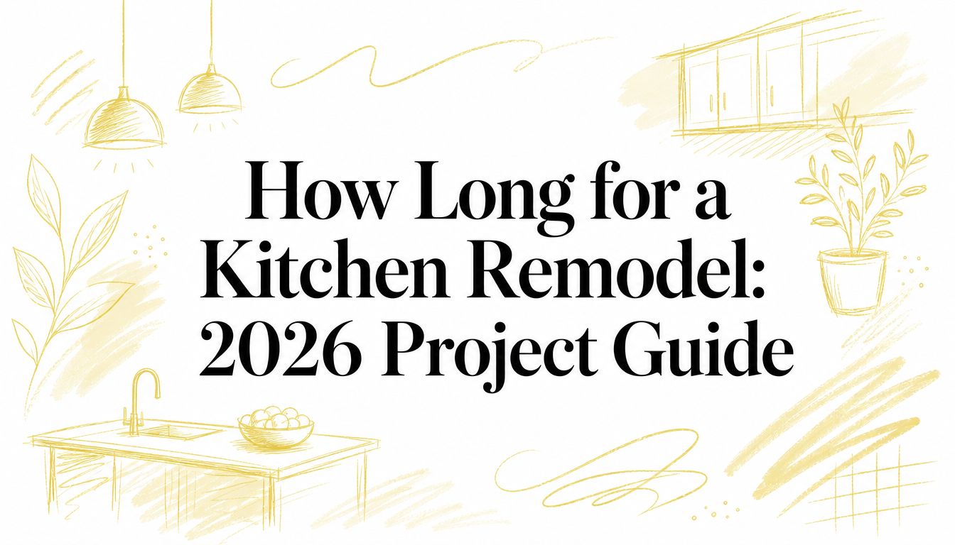 How Long for a Kitchen Remodel: 2026 Project Guide