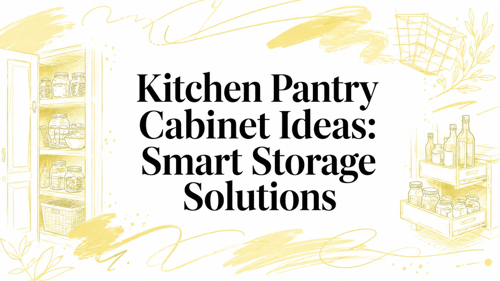 Kitchen Pantry Cabinet Ideas: Smart Storage Solutions