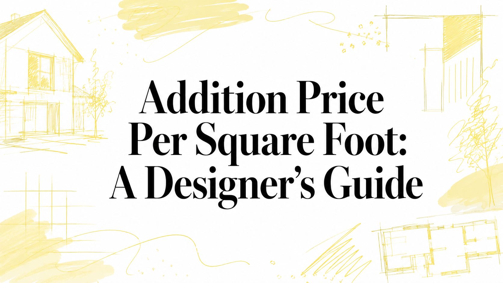 Addition Price Per Square Foot: A Designer's Guide
