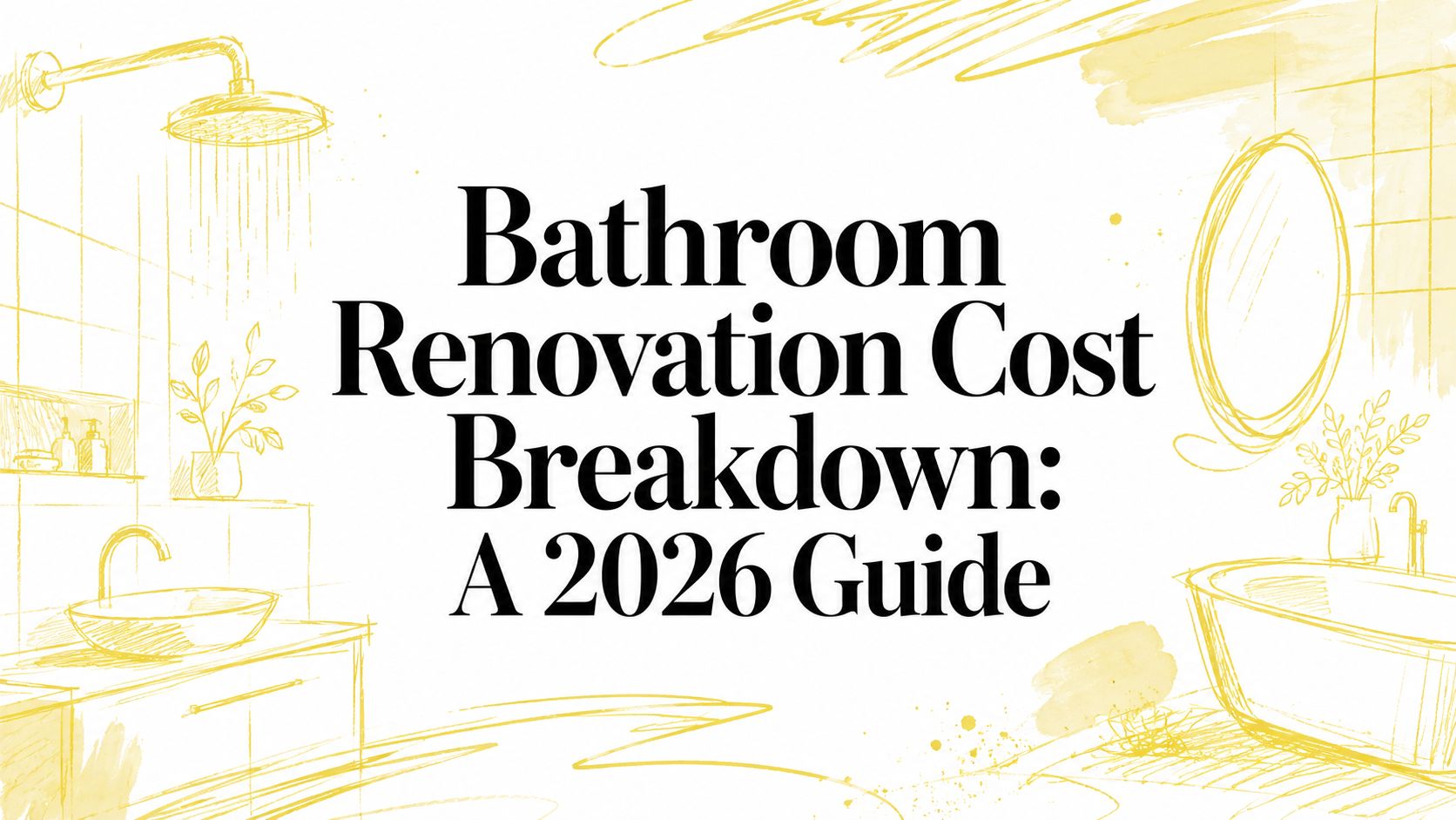 Bathroom Renovation Cost Breakdown: A 2026 Guide
