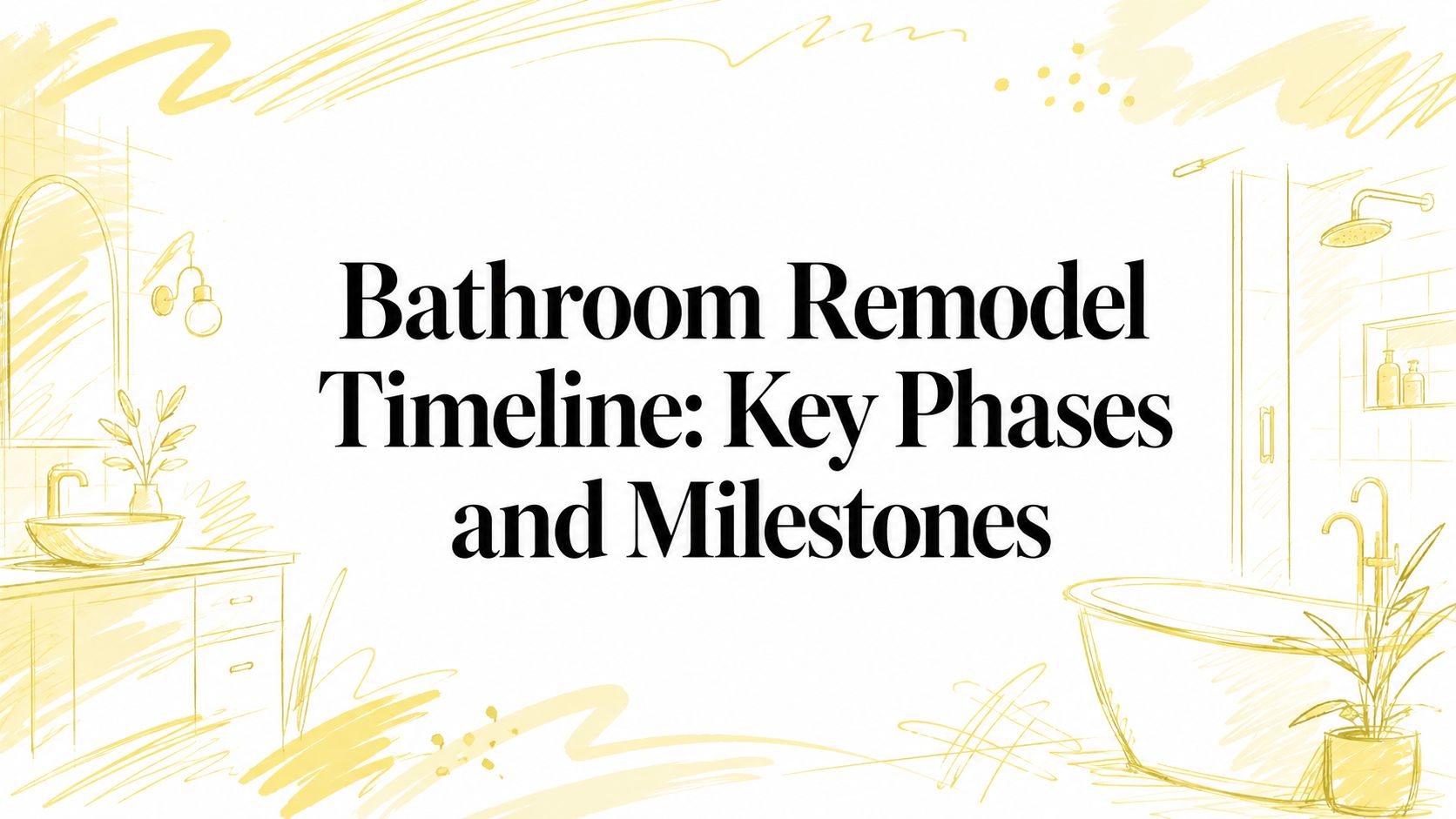Bathroom Remodel Timeline: Key Phases and Milestones
