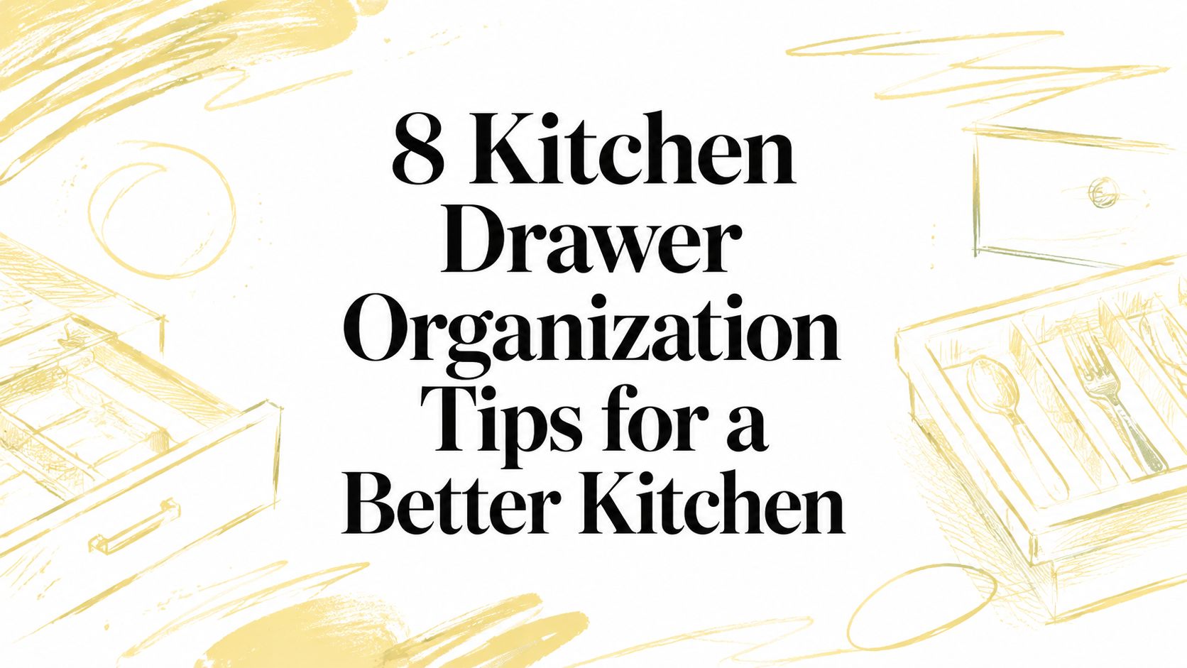 8 Kitchen Drawer Organization Tips for a Better Kitchen