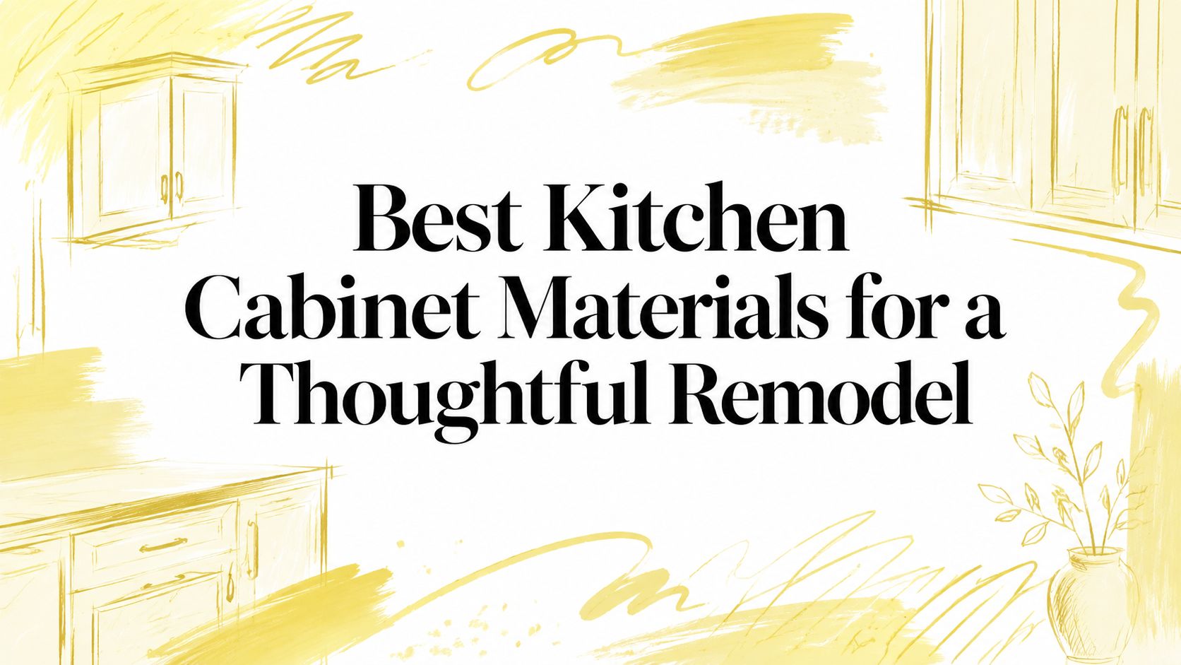Best Kitchen Cabinet Materials for a Thoughtful Remodel