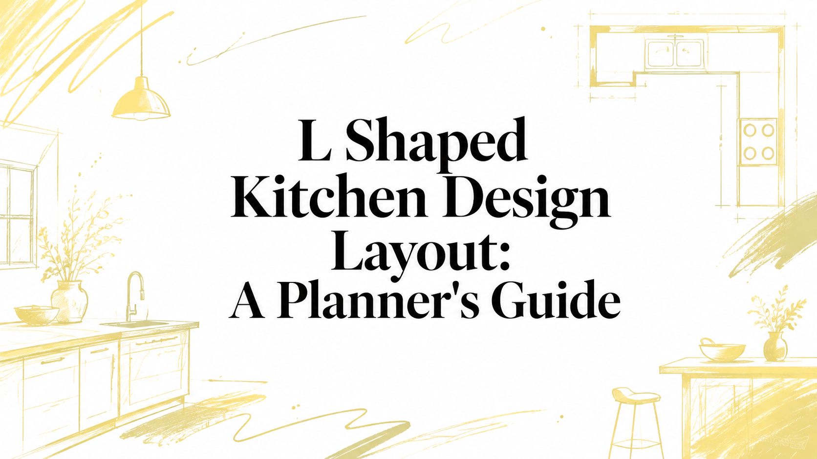 L Shaped Kitchen Design Layout: A Planner's Guide