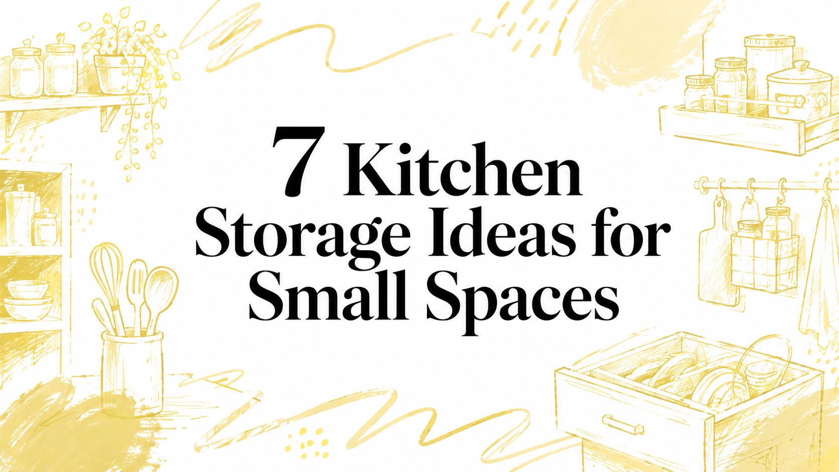 7 Kitchen Storage Ideas for Small Spaces