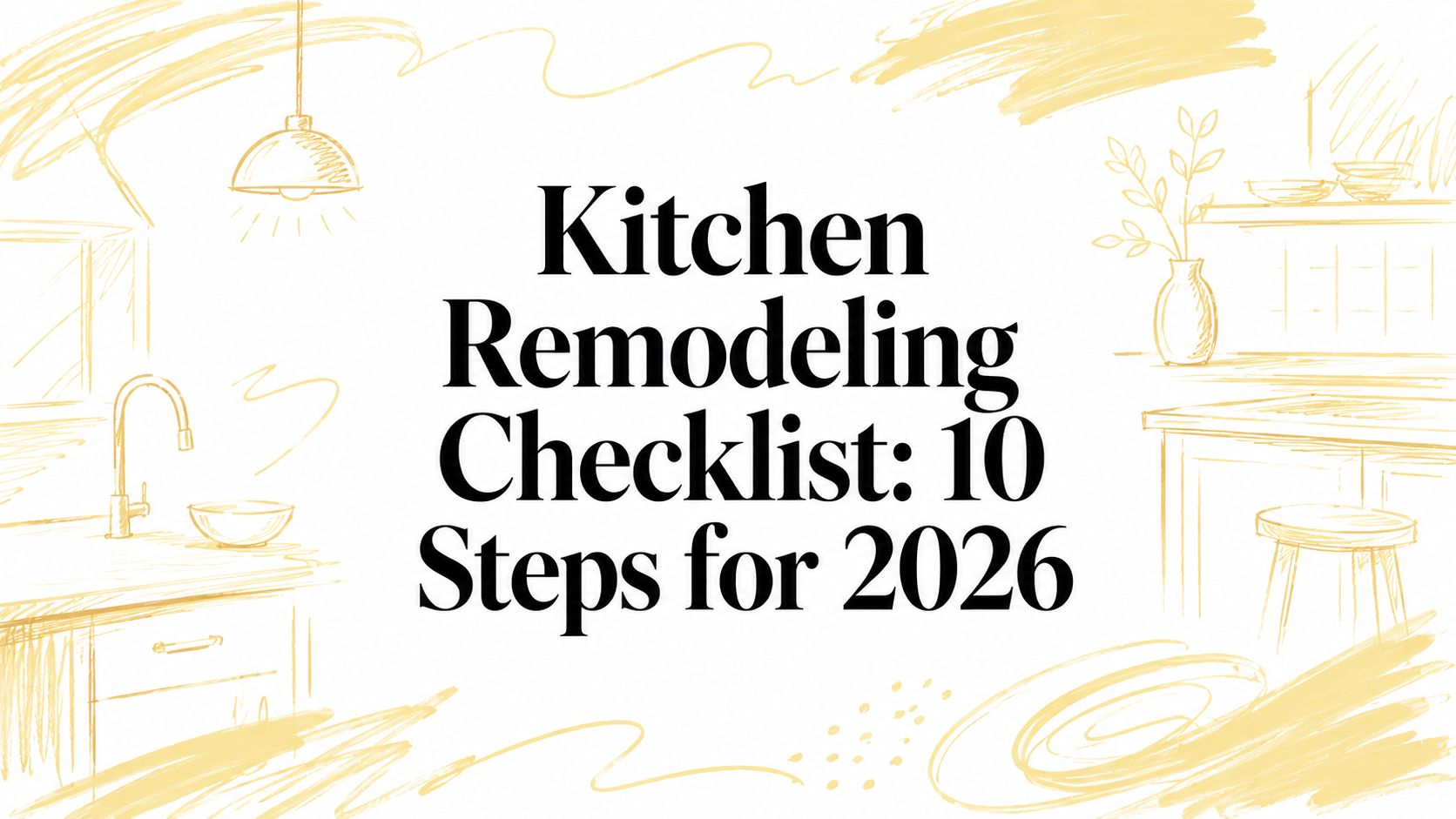 Kitchen Remodeling Checklist: 10 Steps for 2026