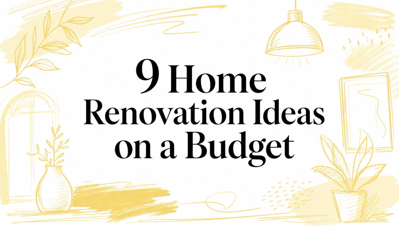 9 Home Renovation Ideas on a Budget