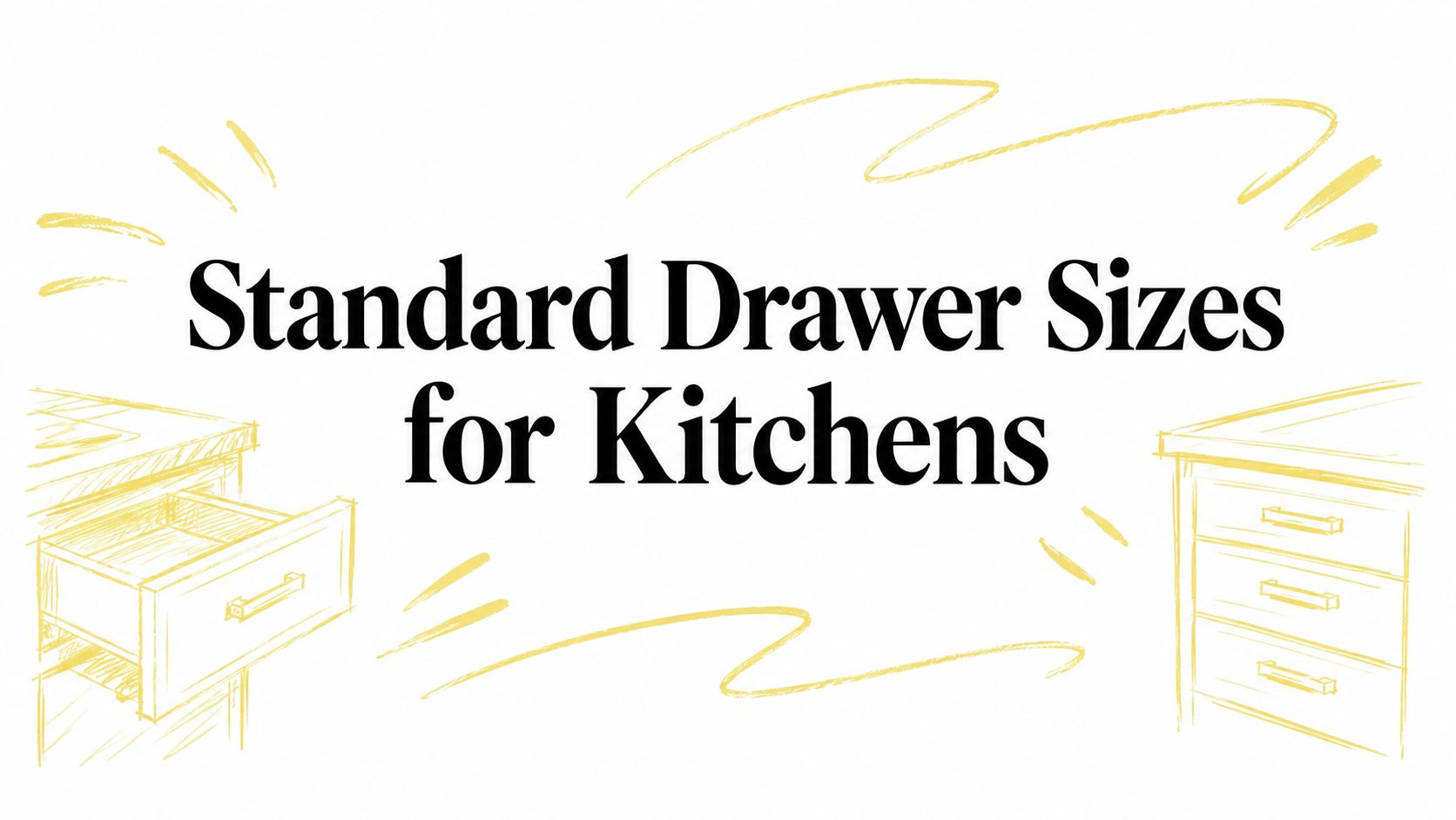 Standard Drawer Sizes for Kitchens