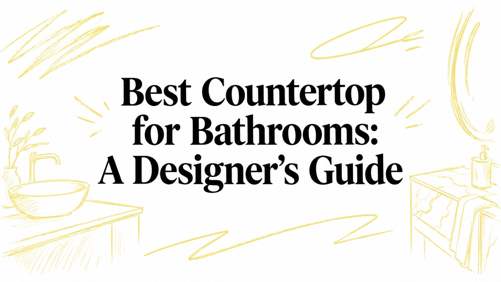 Best Countertop for Bathrooms: A Designer’s Guide