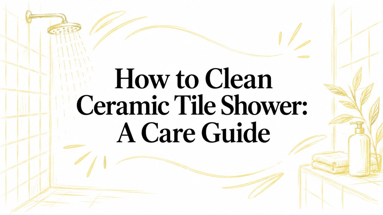 How to Clean Ceramic Tile Shower: A Care Guide