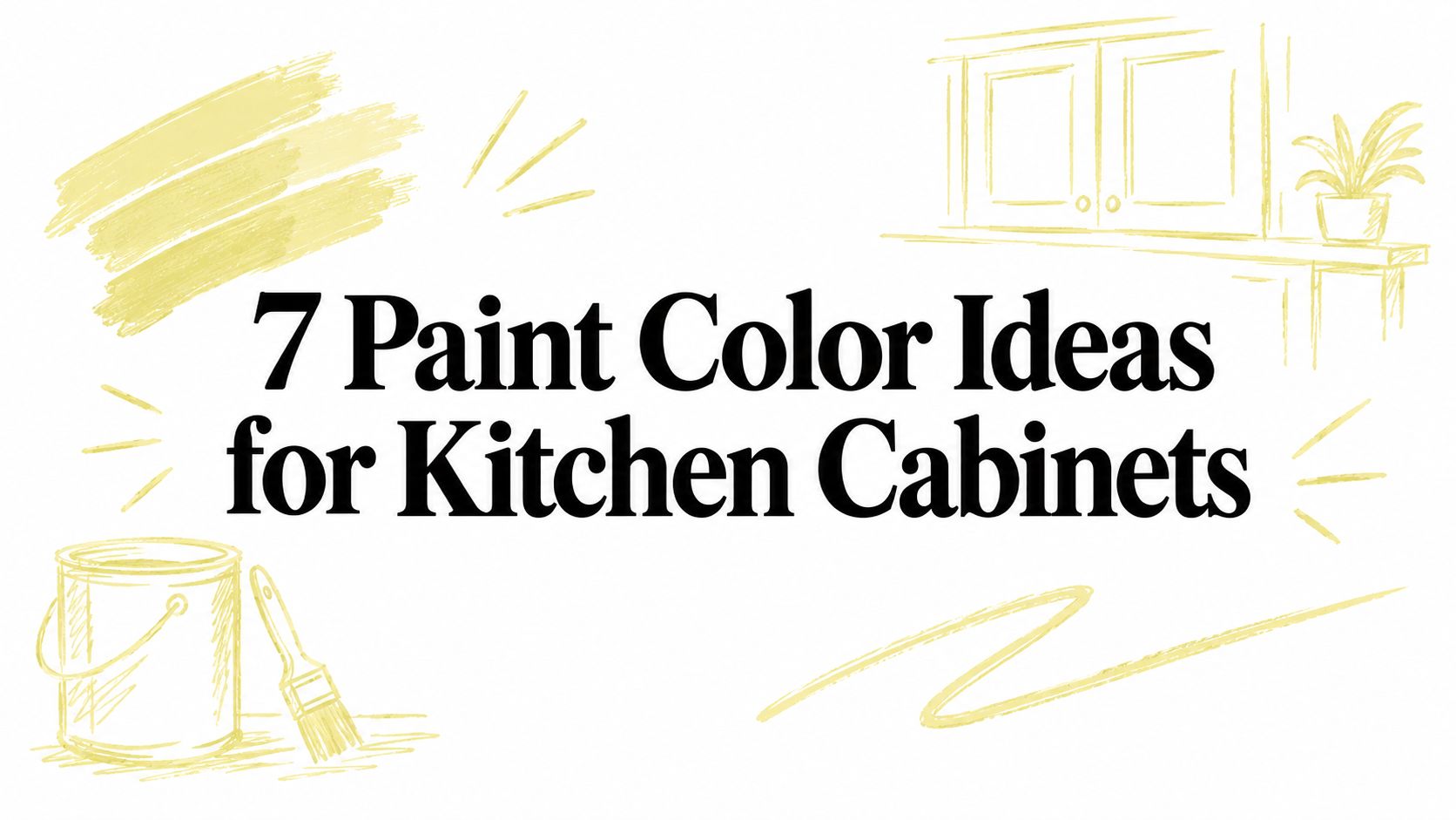 7 Paint Color Ideas for Kitchen Cabinets