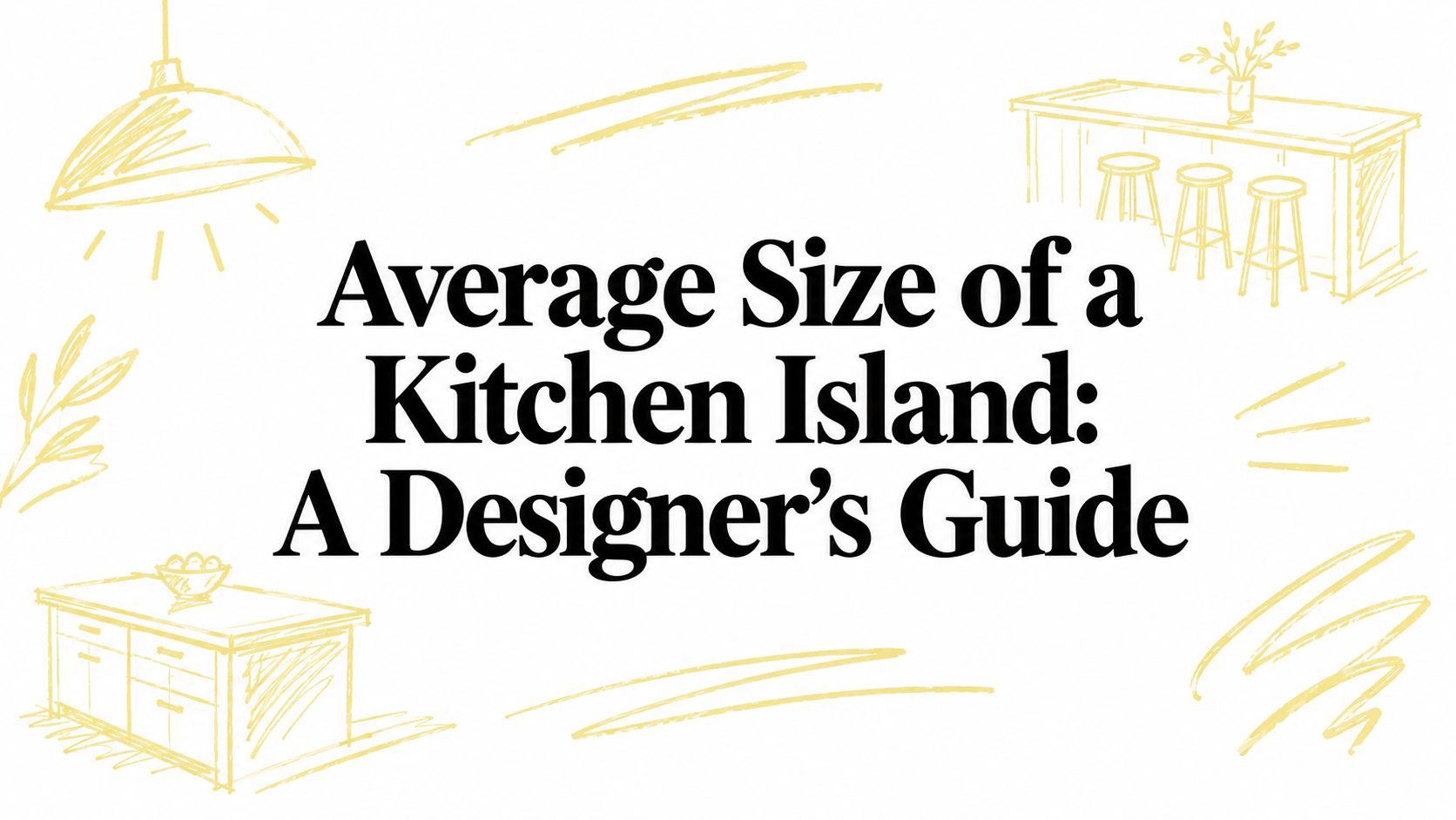 Average Size of a Kitchen Island: A Designer's Guide