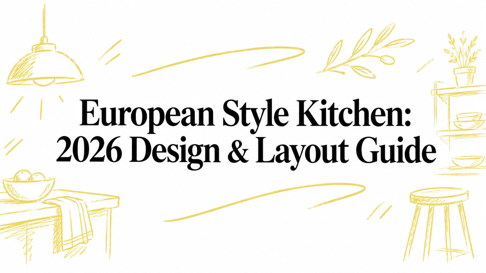 European Style Kitchen: 2026 Design & Layout Guide