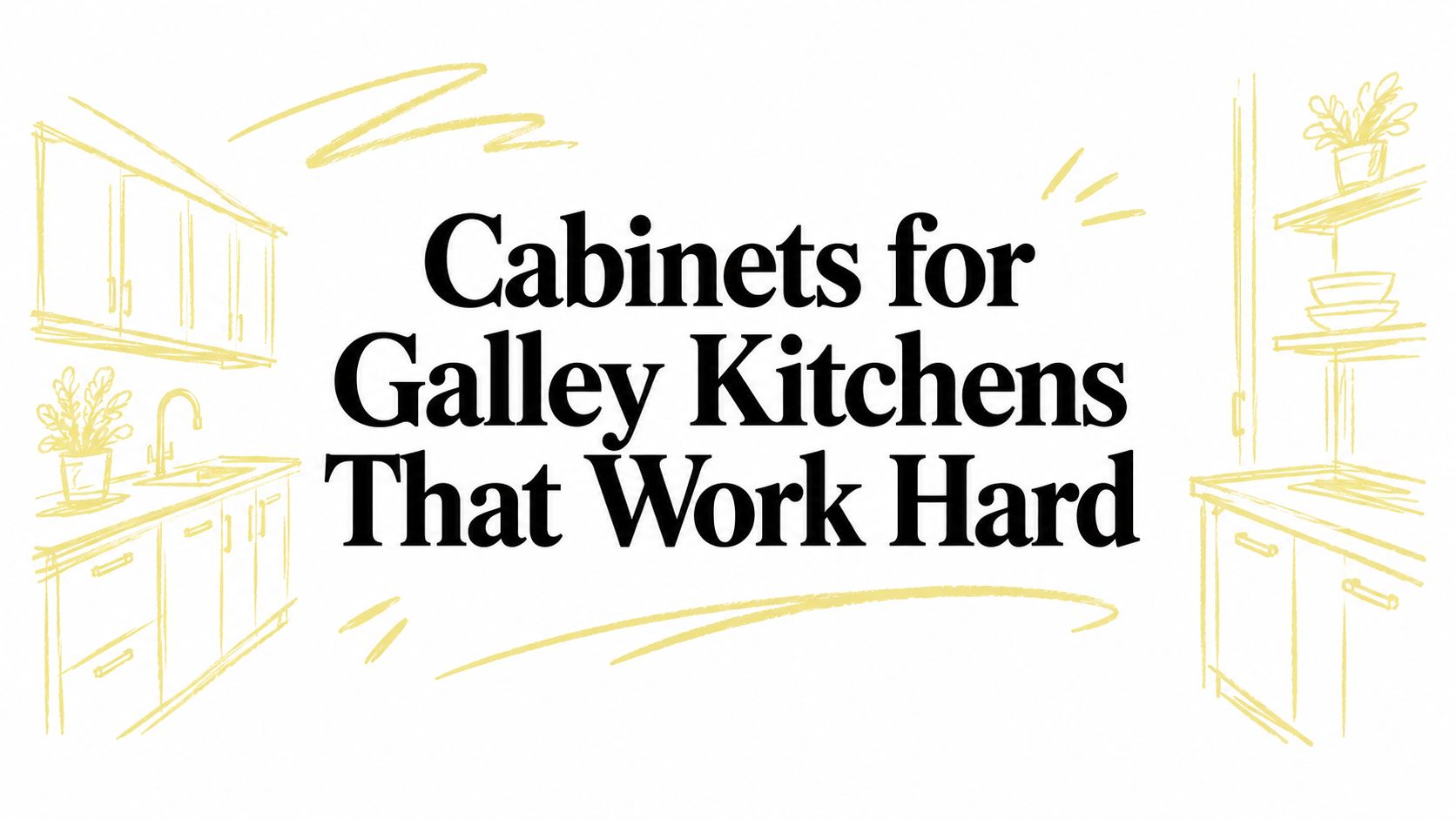 Cabinets for Galley Kitchens That Work Hard