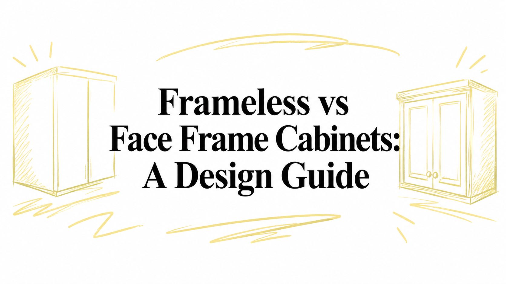 Frameless vs Face Frame Cabinets: A Design Guide