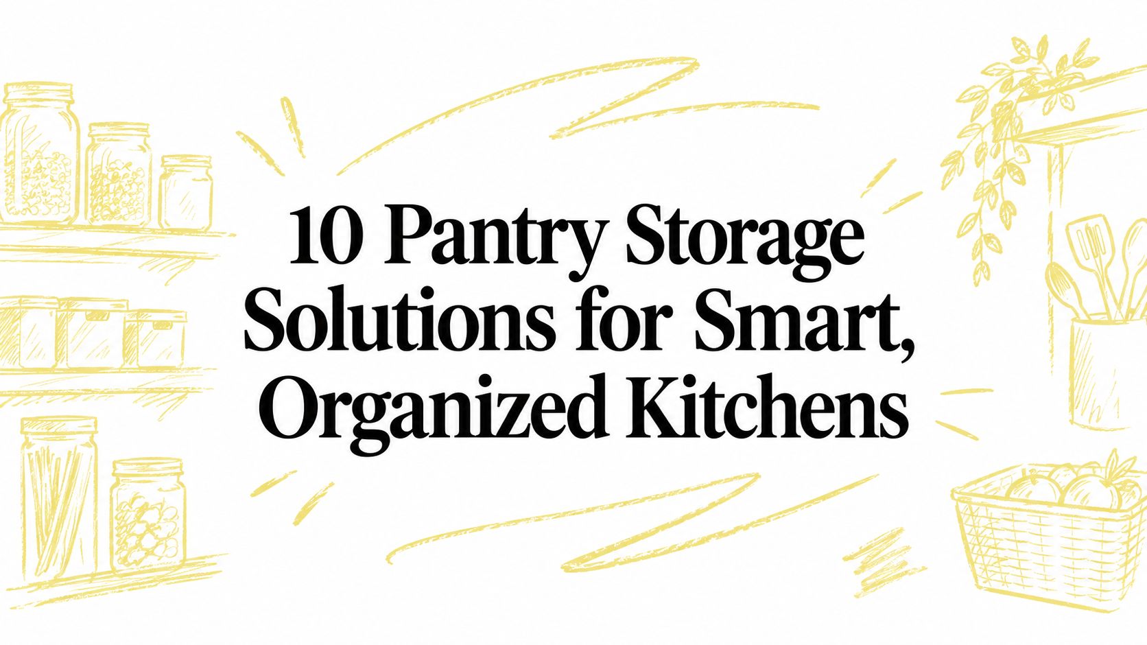 10 Pantry Storage Solutions for Smart, Organized Kitchens