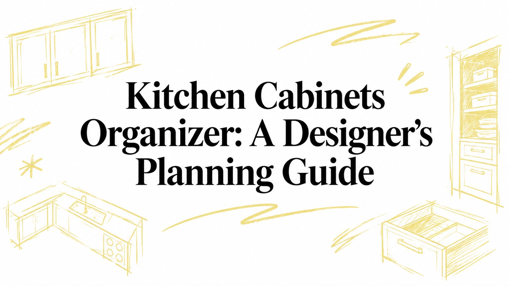 Kitchen Cabinets Organizer: A Designer's Planning Guide