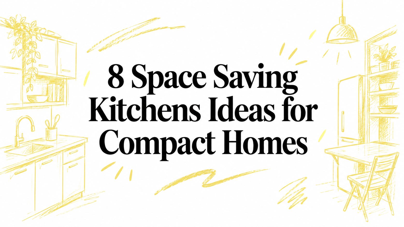 8 Space Saving Kitchens Ideas for Compact Homes