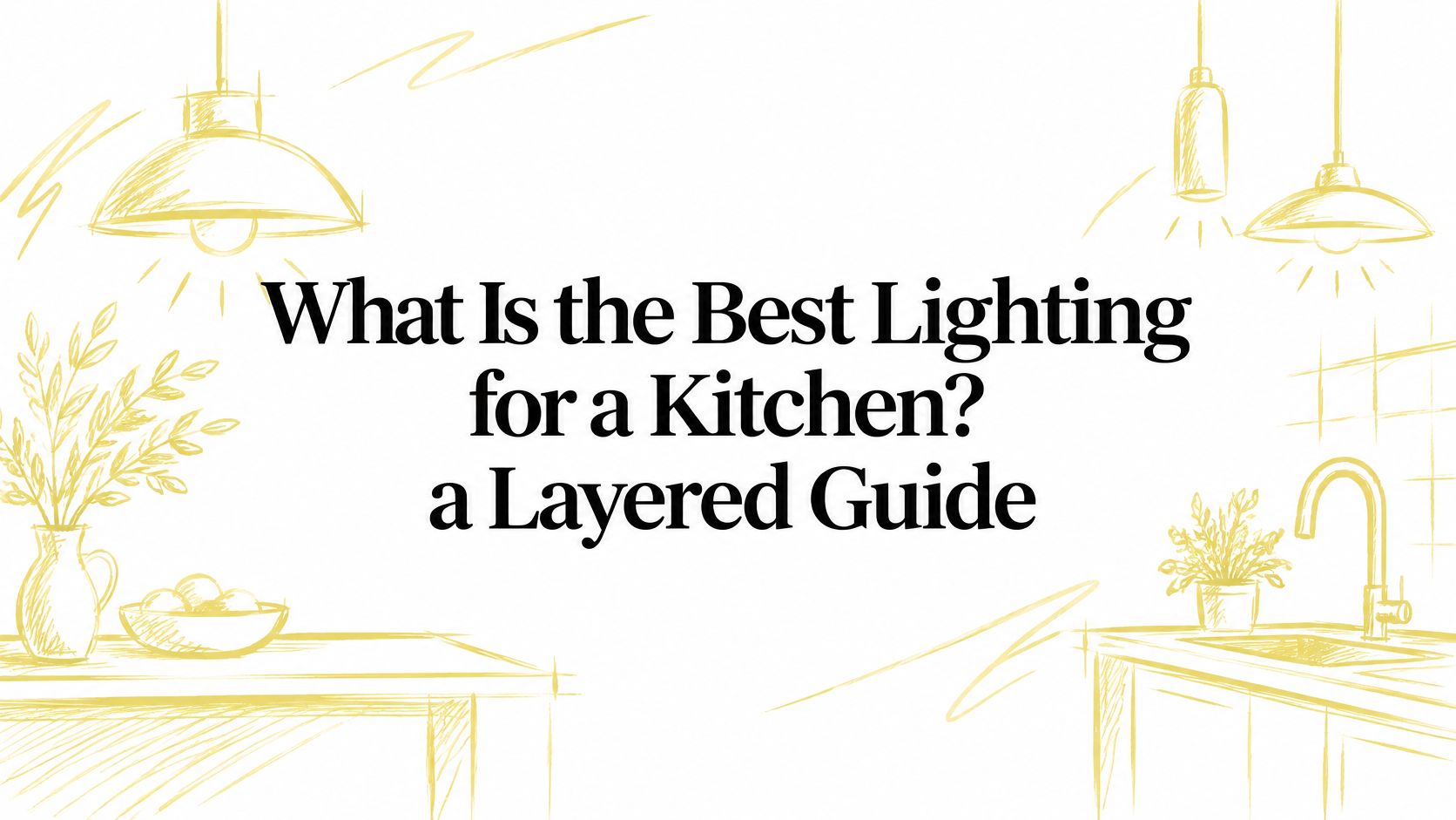 What Is the Best Lighting for a Kitchen? a Layered Guide