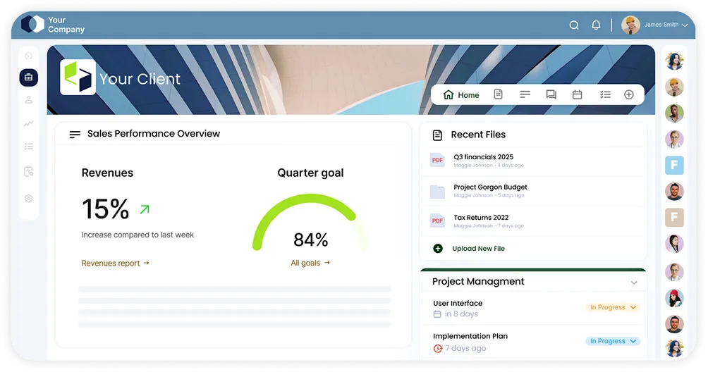 Branded Client Spaces