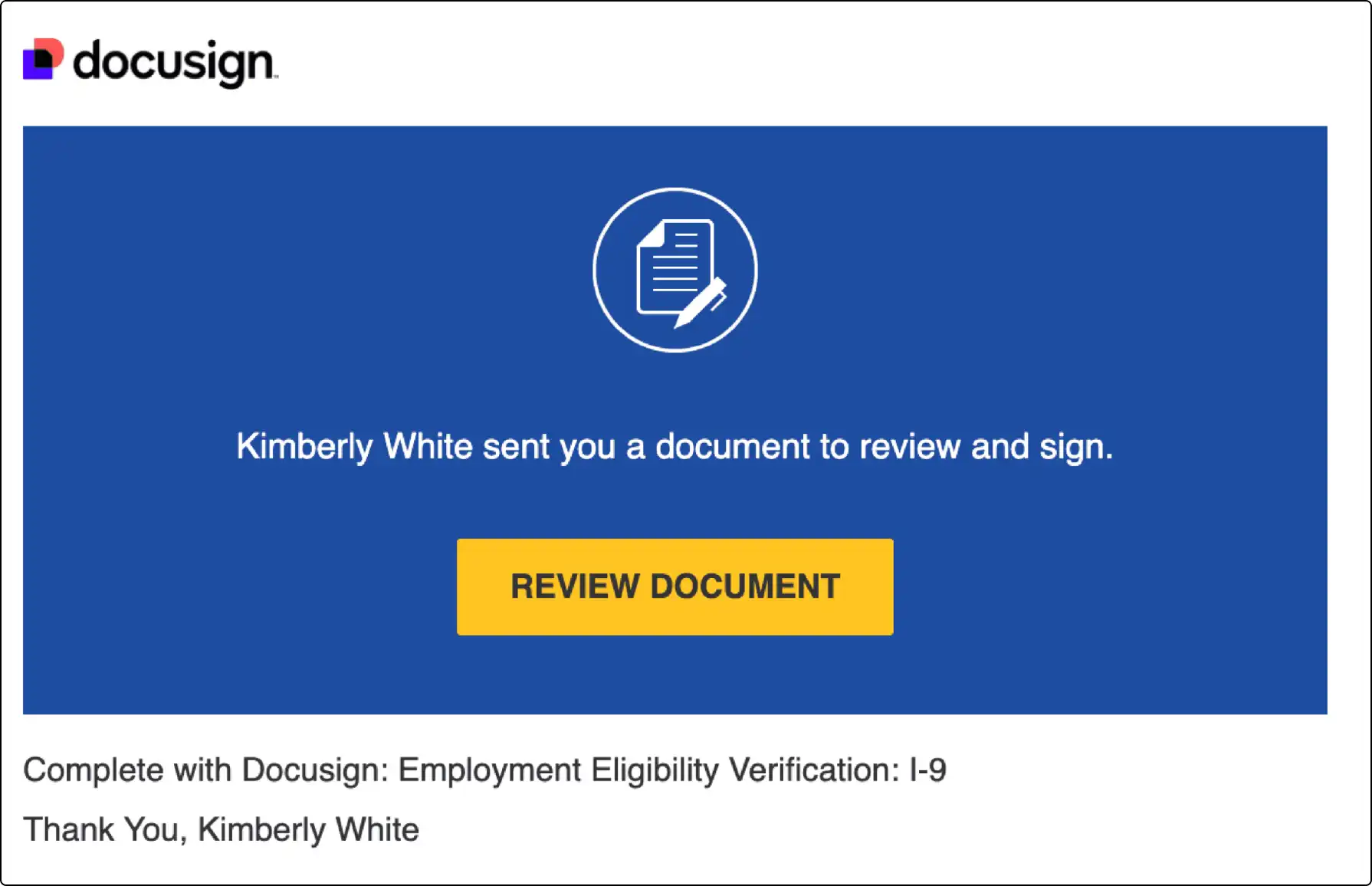 A screenshot of Clinked's platform showcasing the streamlined document signing process with DocuSign integration, highlighting seamless workflow and enhanced efficiency.