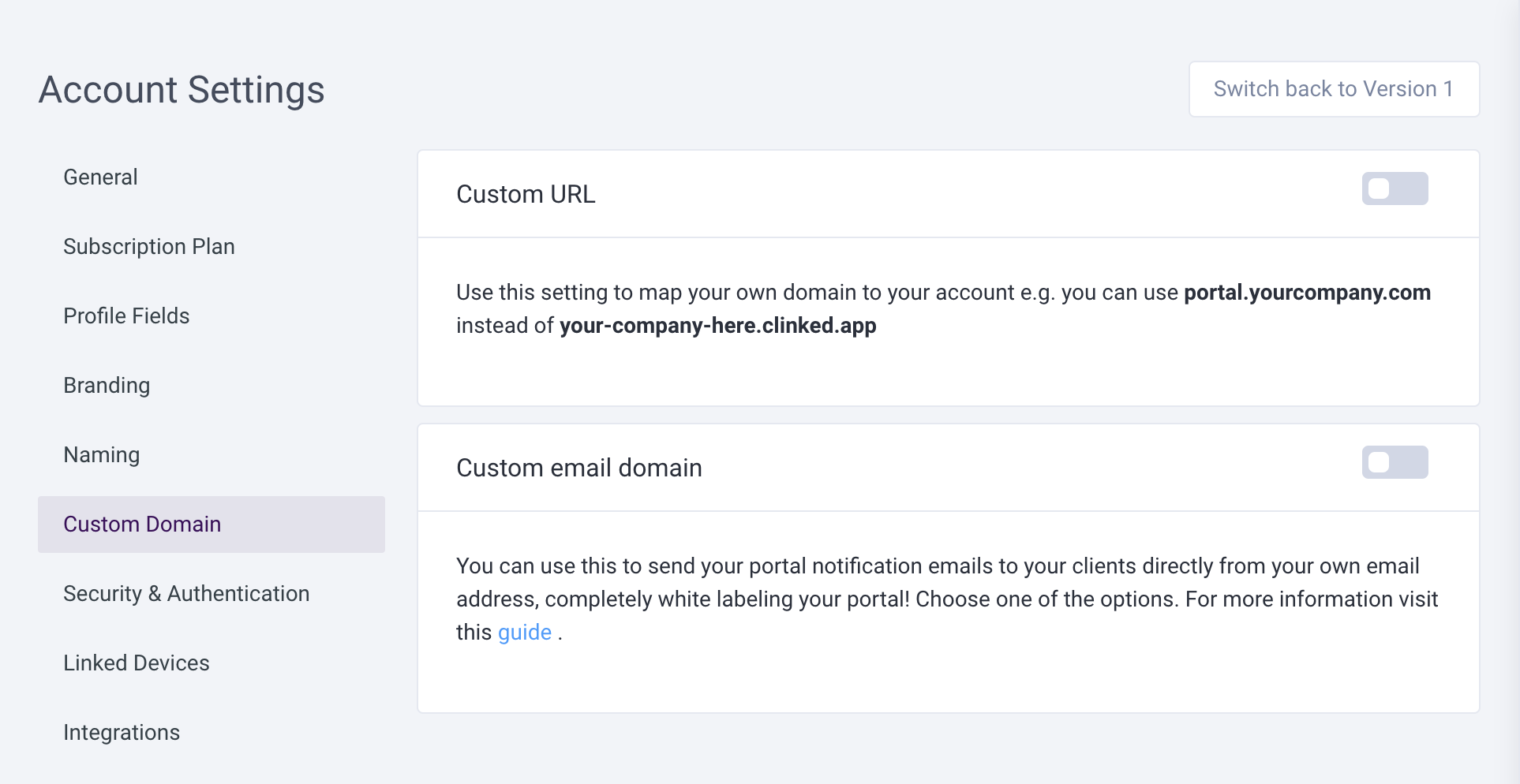 setting up a custom domain for your portal