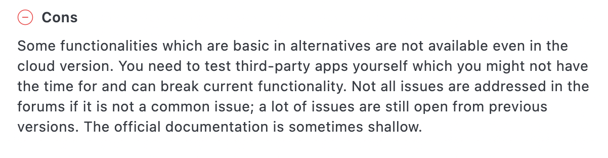 User feedback on using Odoo