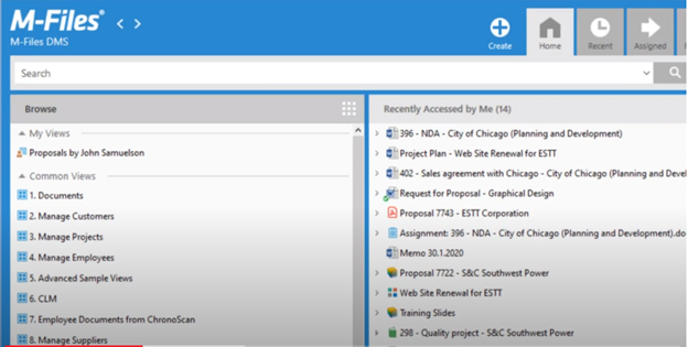 M-files: document management tools