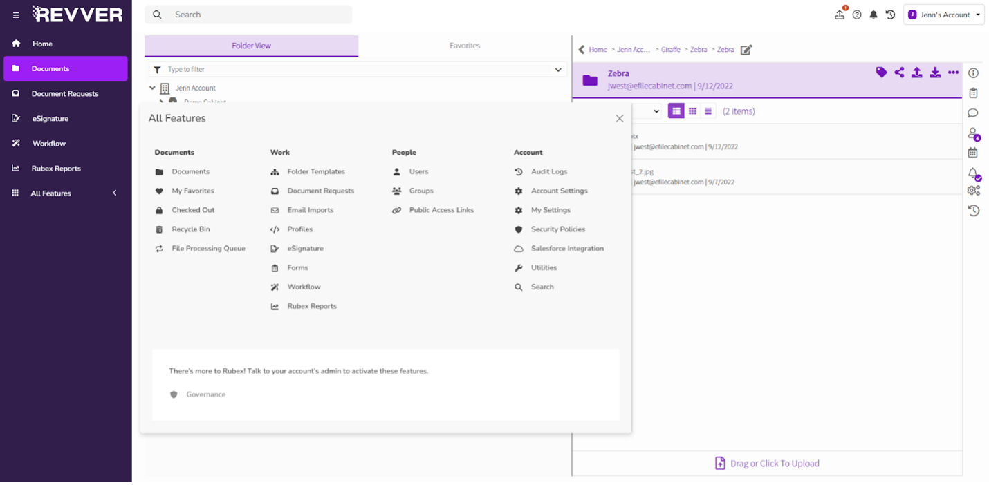 Revver: AI-based document management solution